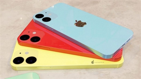 5.4寸iPhone 12最新外形渲染图：6大配色加持 如此多彩