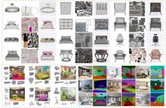 阿里开源大型3D家具数据集